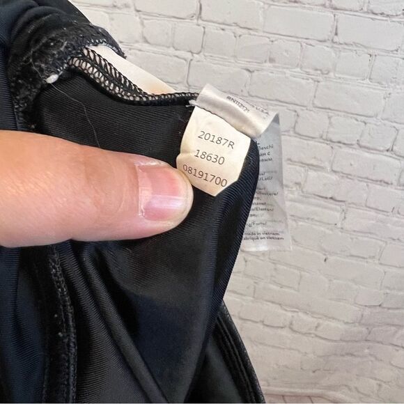 SPANX Women's Faux Leather Side Stripe Legging Black High Waisted 20187R Sz sma - Picture 8 of 8